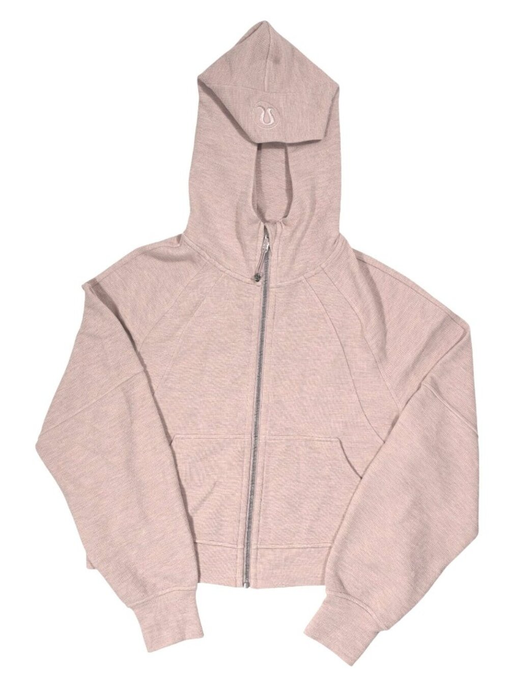 Lululemon Scuba Oversized Full-Zip Hoodie Waffle in Heathered Mink Berry